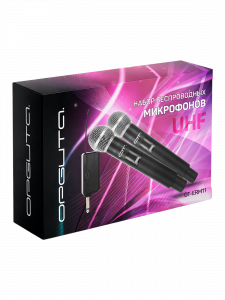 Микрофон караоке беспроводной набор 2 шт Орбита OT-ERM11